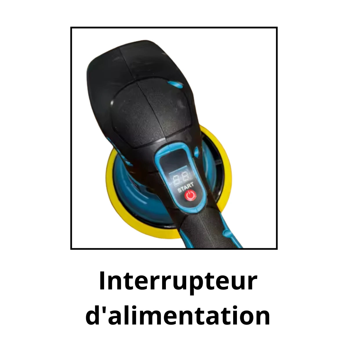 Polisseuse Voiture Sans Fil 18V – 8 Vitesses Réglables