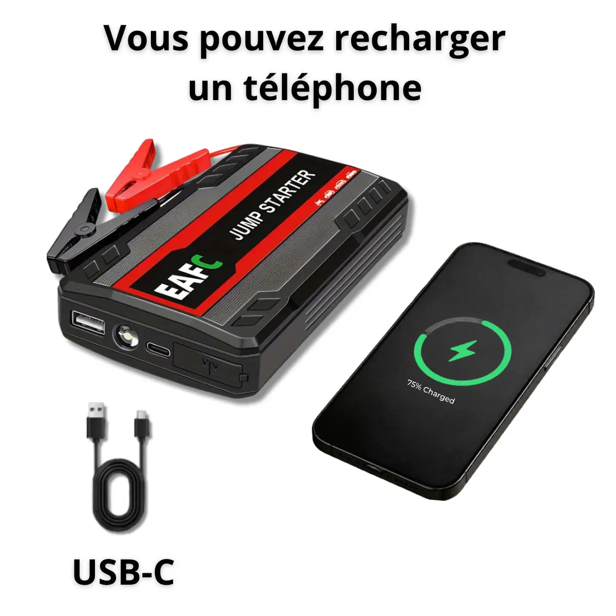 Booster Batterie Voiture 600A