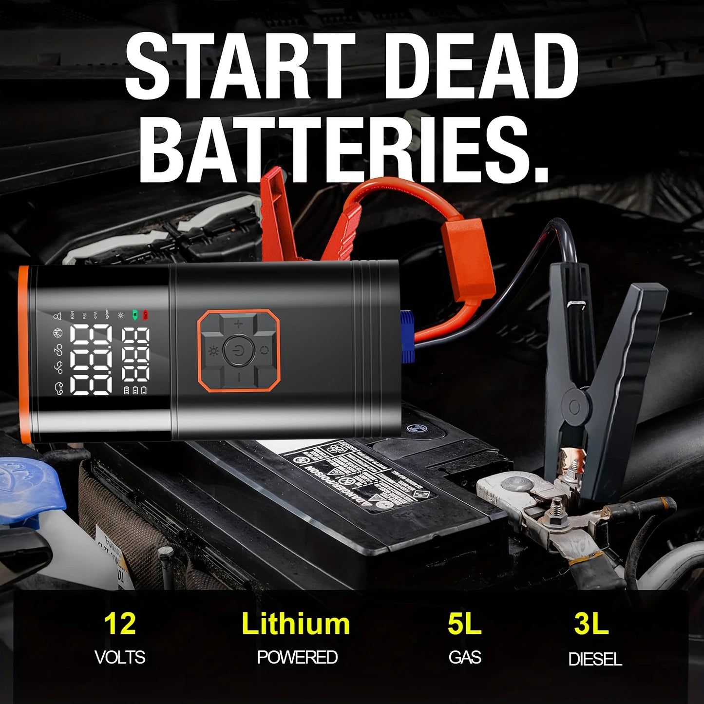 Compresseur Pneus Digital USB