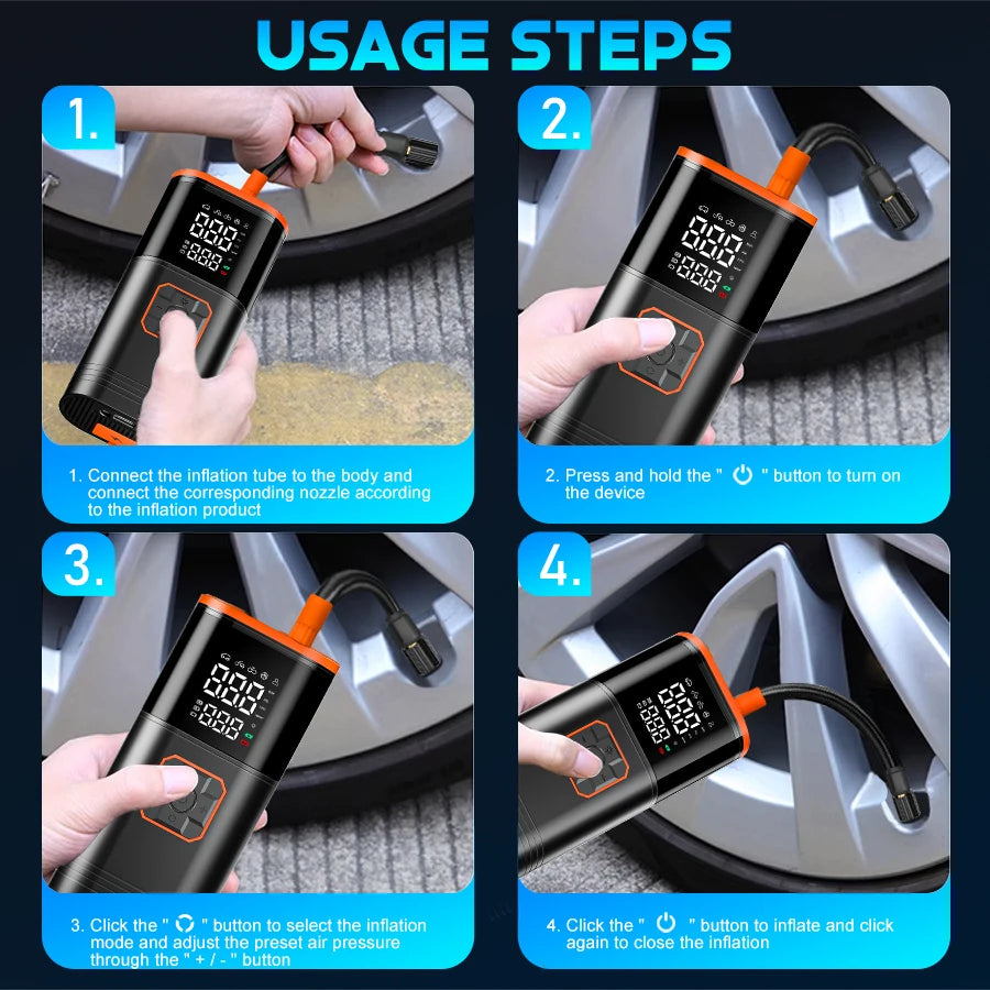 Compresseur Pneus Digital USB